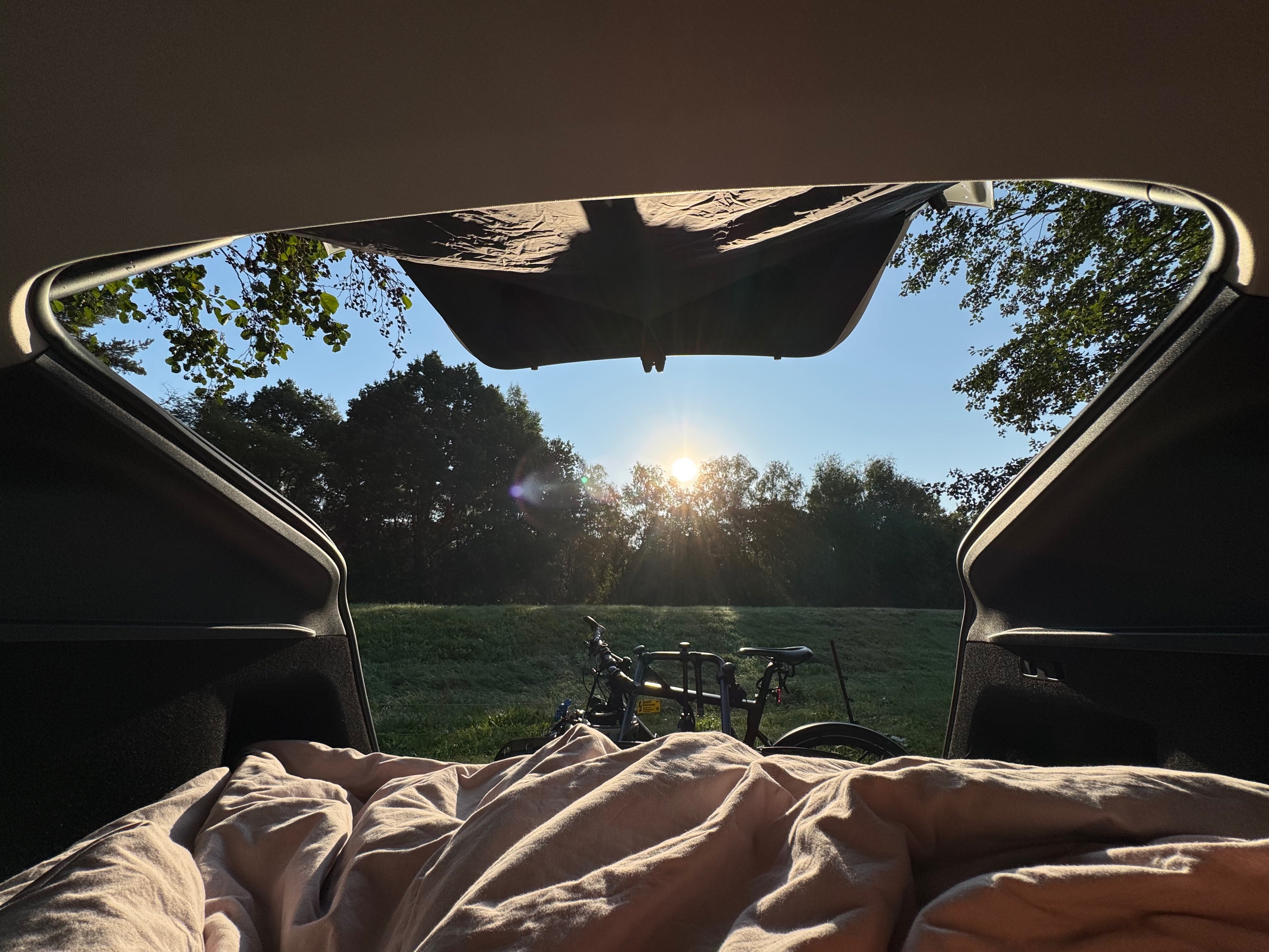 Camping mit tesla Y nur mit Boxio