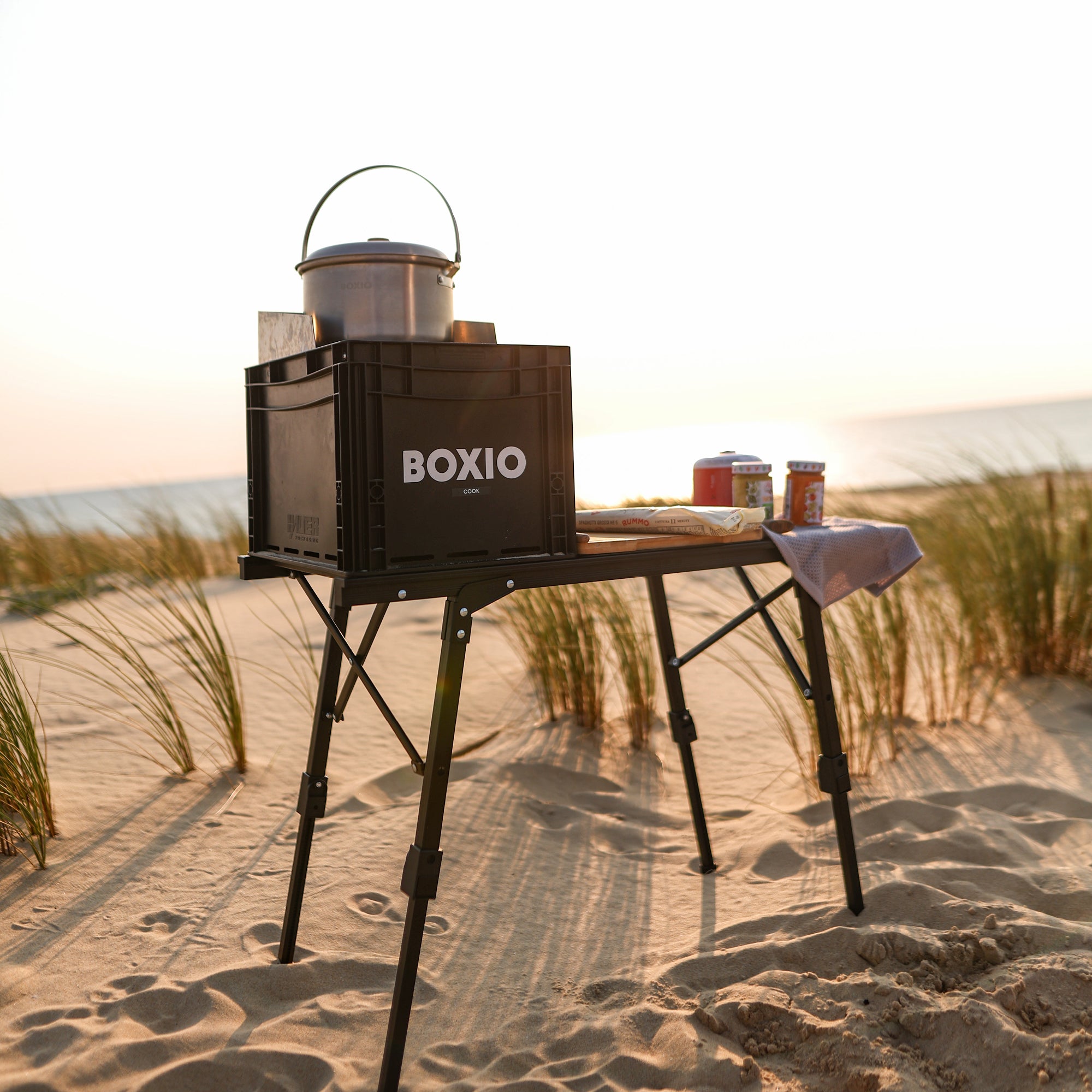 BOXIO TABLE PLUS I 2-in-1 table and hanging shelf