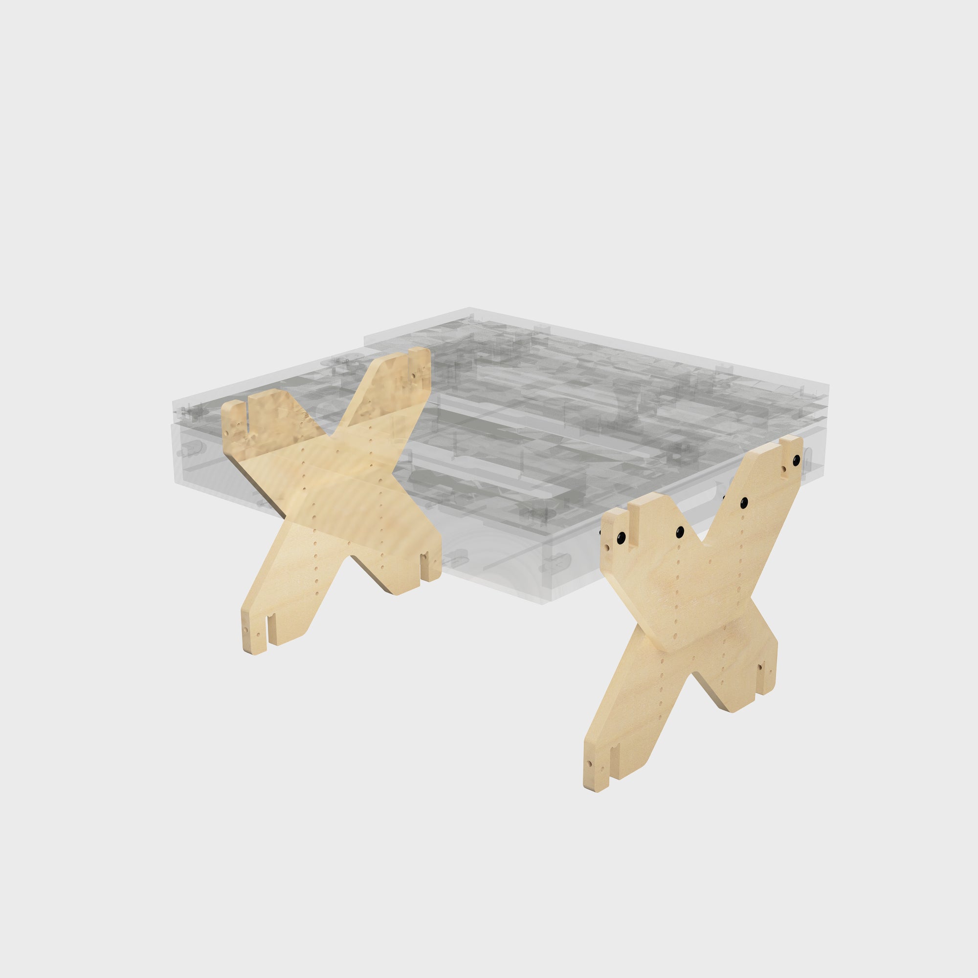 BOXIO RACK FOOT I Höhenverstellbarer Fuß