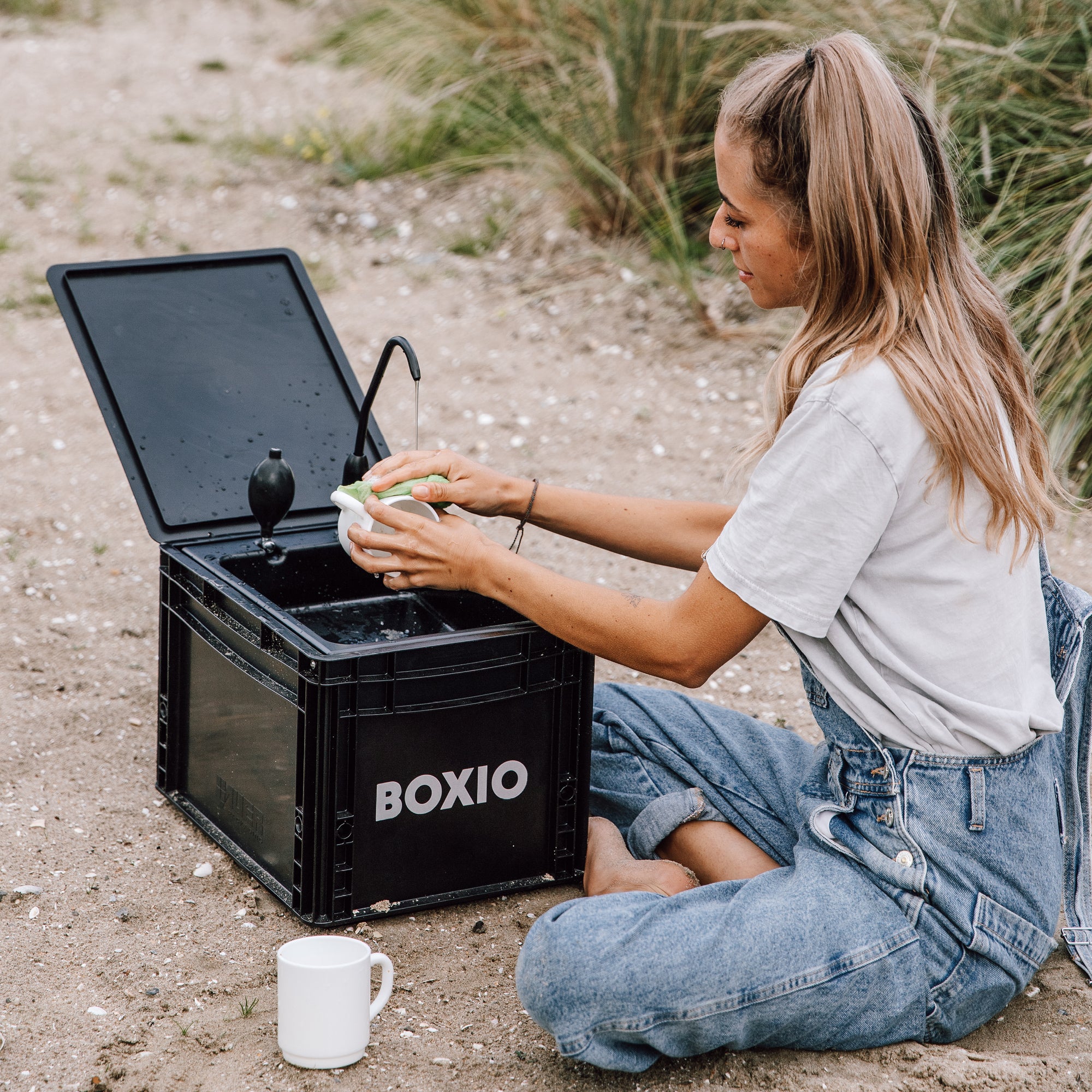 BOXIO KITCHEN PLUS I Mobile Outdoorküche mit Stehhöhe