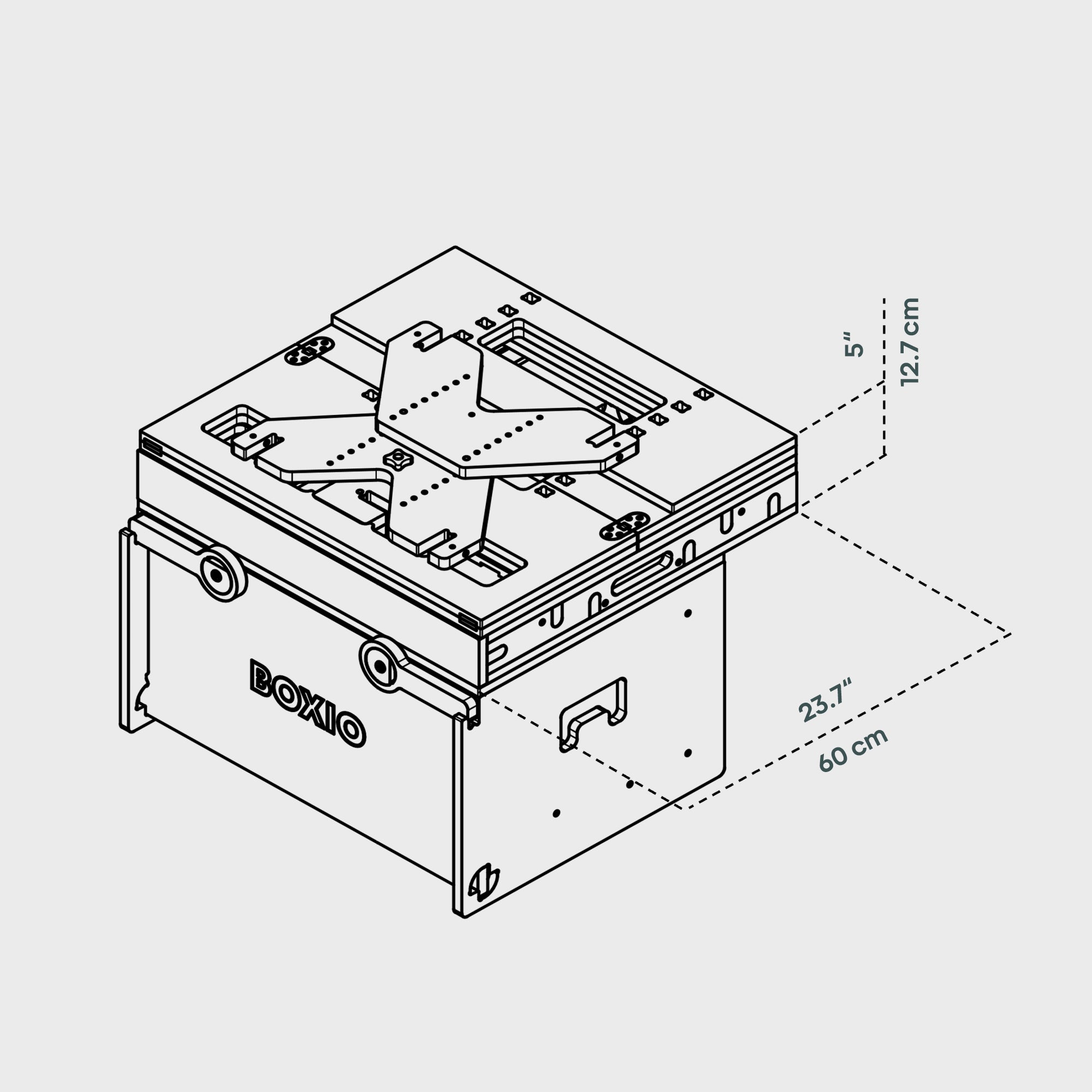 BOXIO RACK BUNDLE S I Modulare Campingbox Van