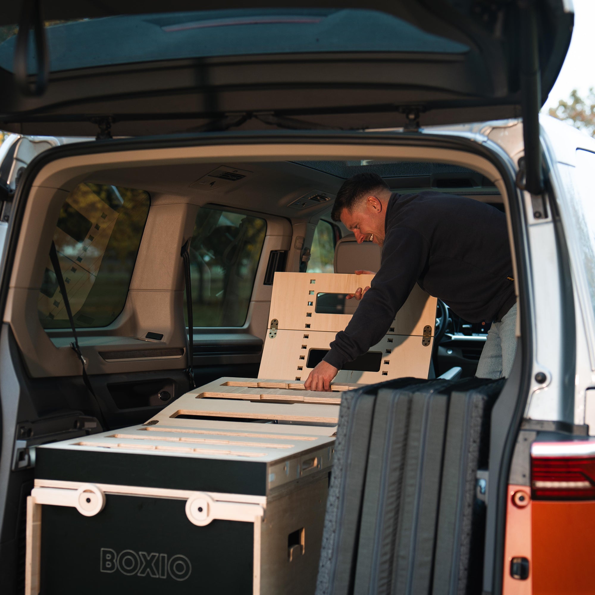BOXIO RACK BUNDLE S I Modular camping box minivan