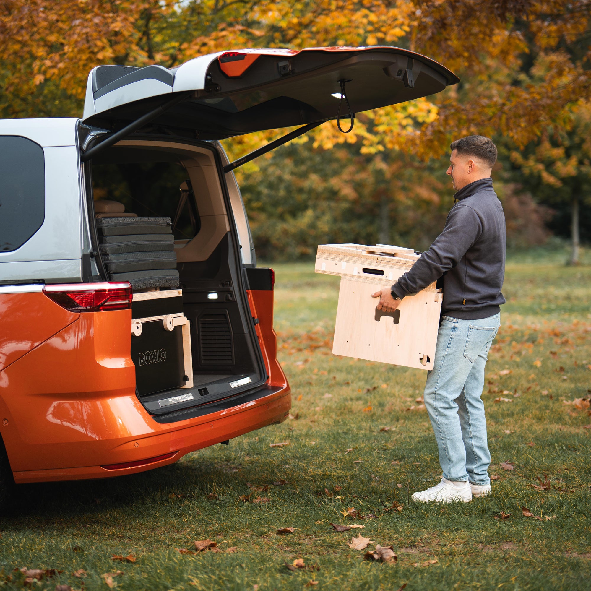 BOXIO RACK BUNDLE L I Modulare Campingbox Van