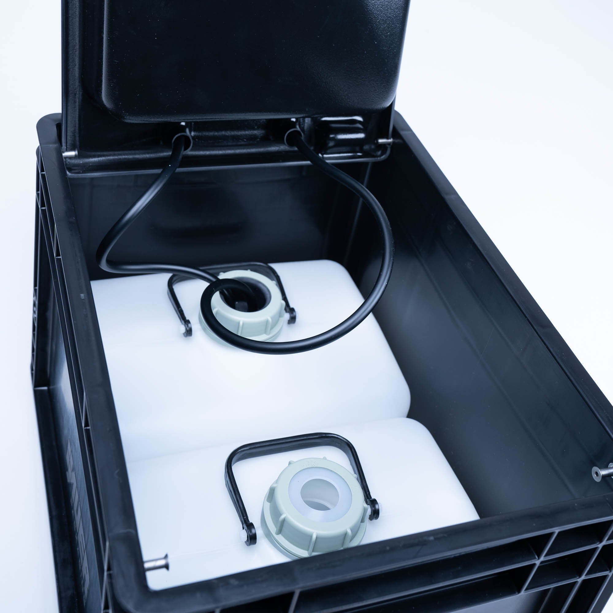 Mobiles Waschbecken mit Campingdusche