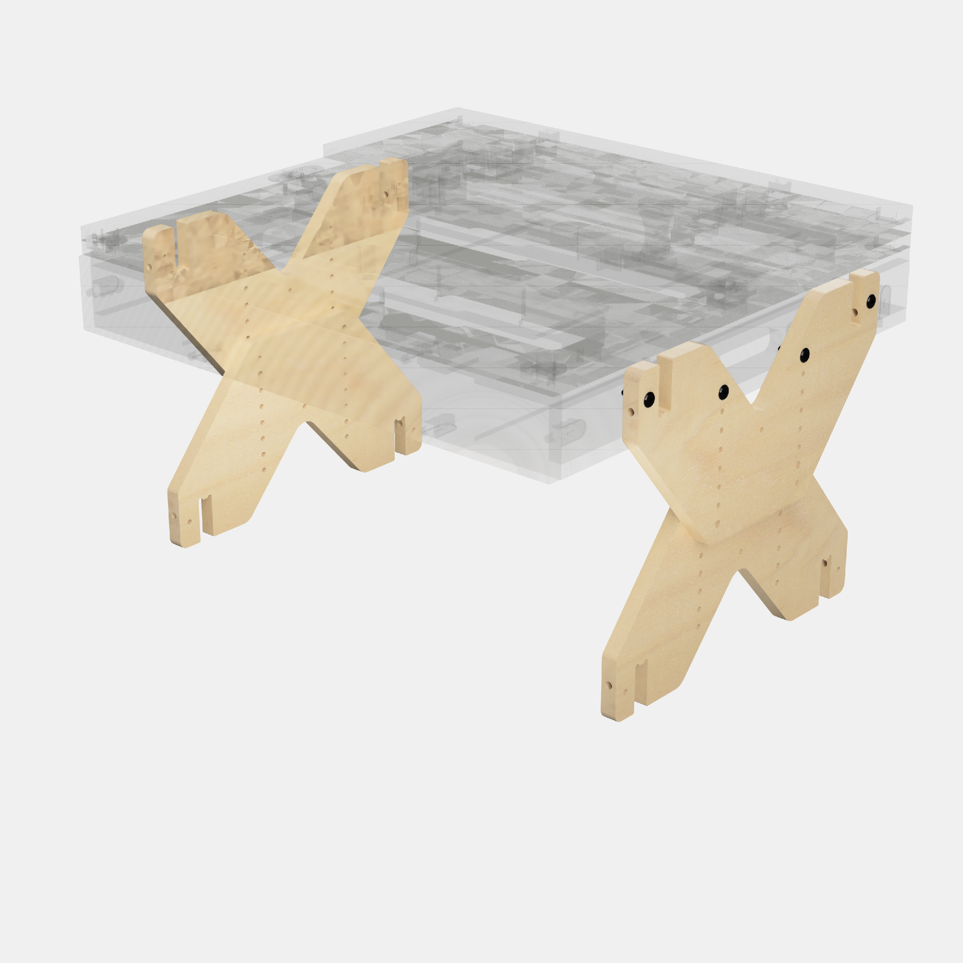 BOXIO RACK FOOT I Height-adjustable foot