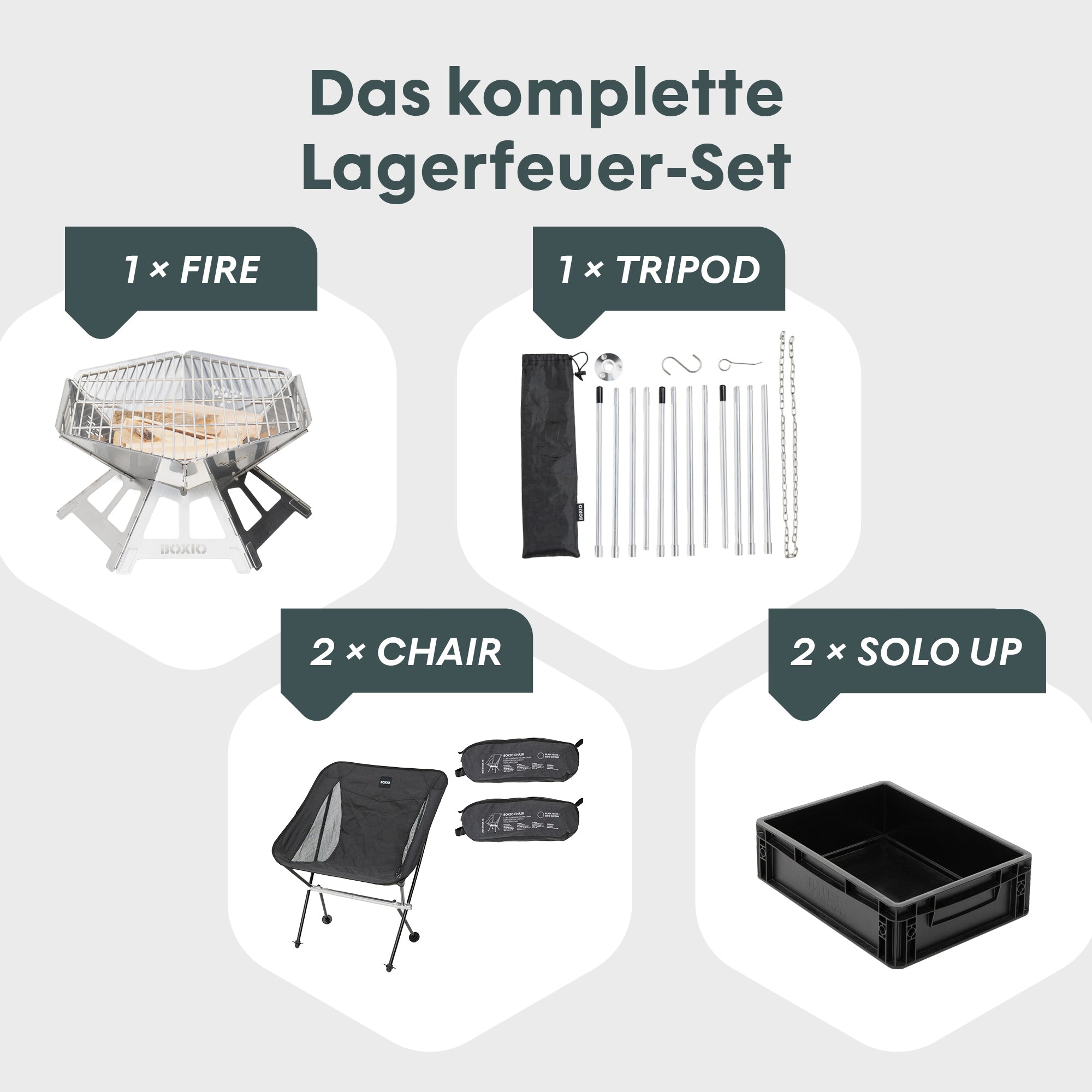 BOXIO CAMPFIRE | Lagerfeuer Bundle