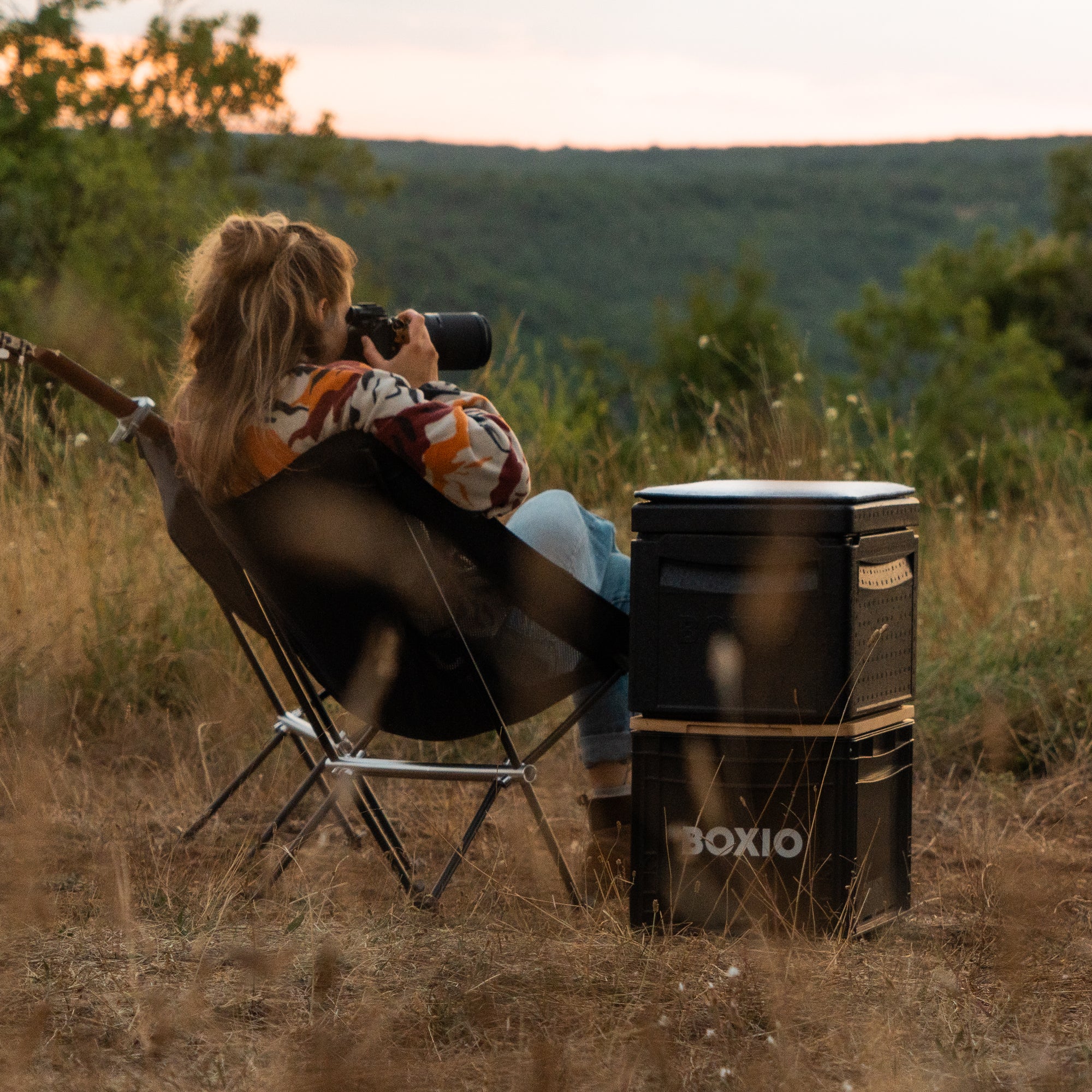 2er-Set BOXIO CHAIR I Campingstuhl-Set in SOLO UP
