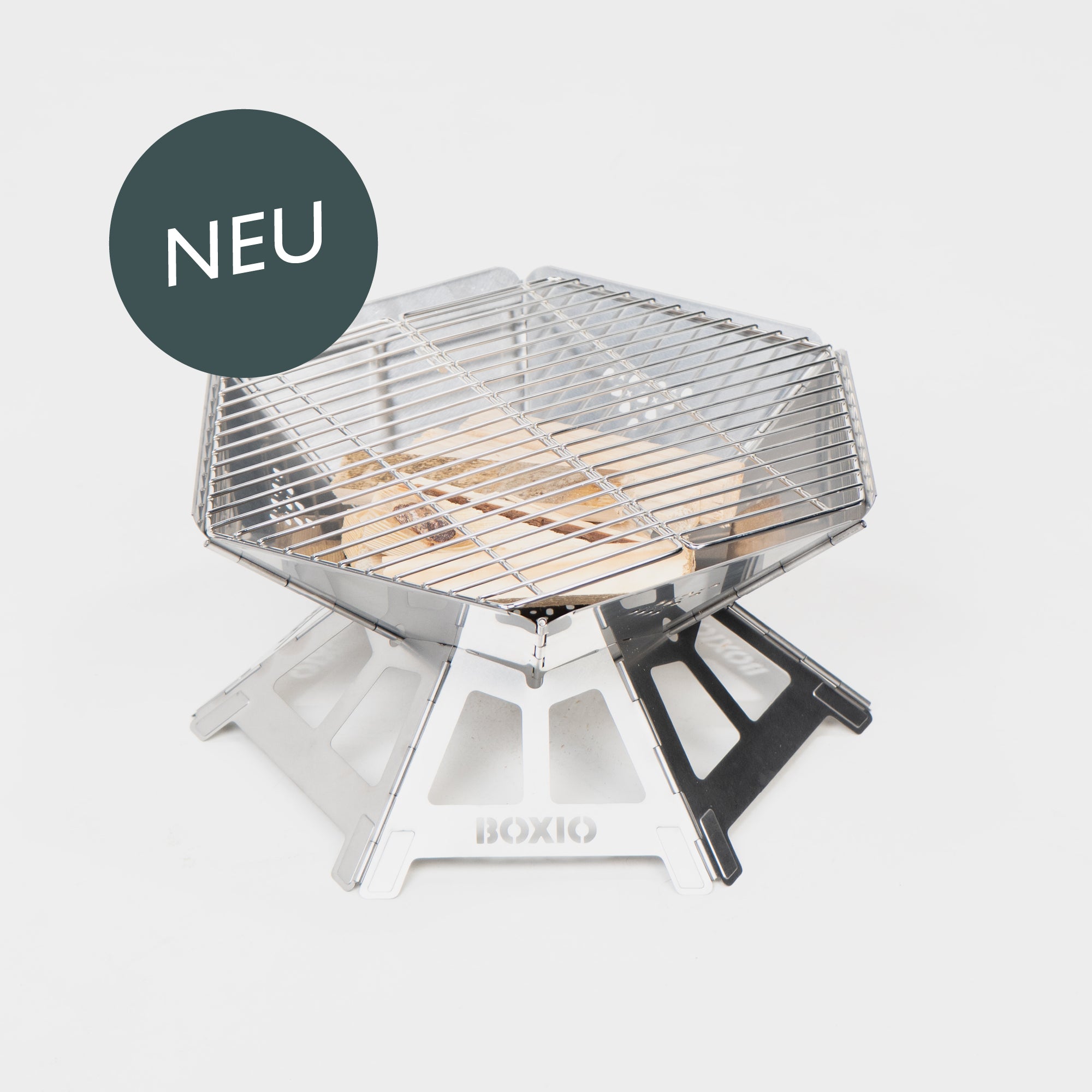 BOXIO FIRE I Fire bowl with grill