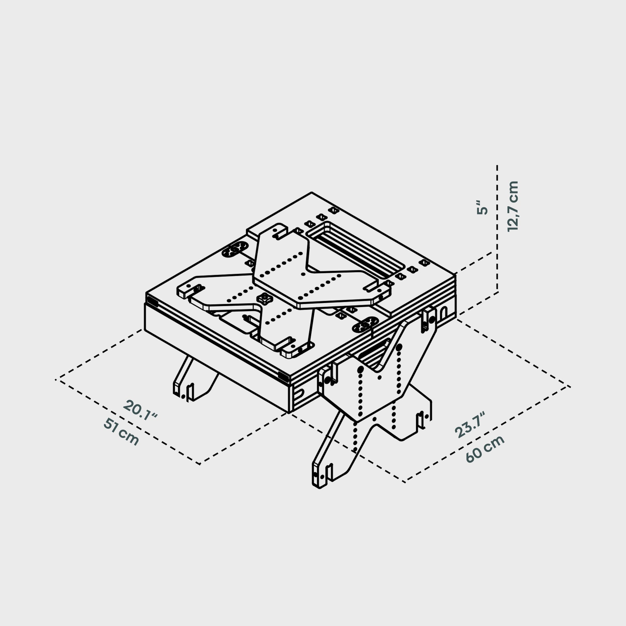 BOXIO RACK BED XS I Modular camping bed