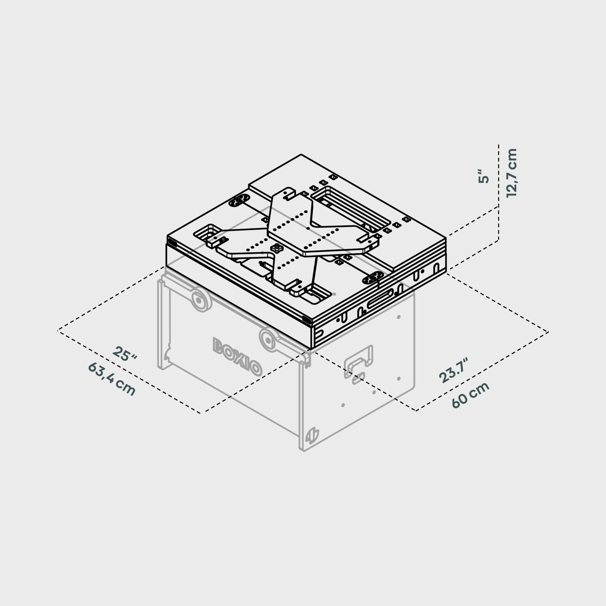 BOXIO RACK BED L I Modulares Campingbett