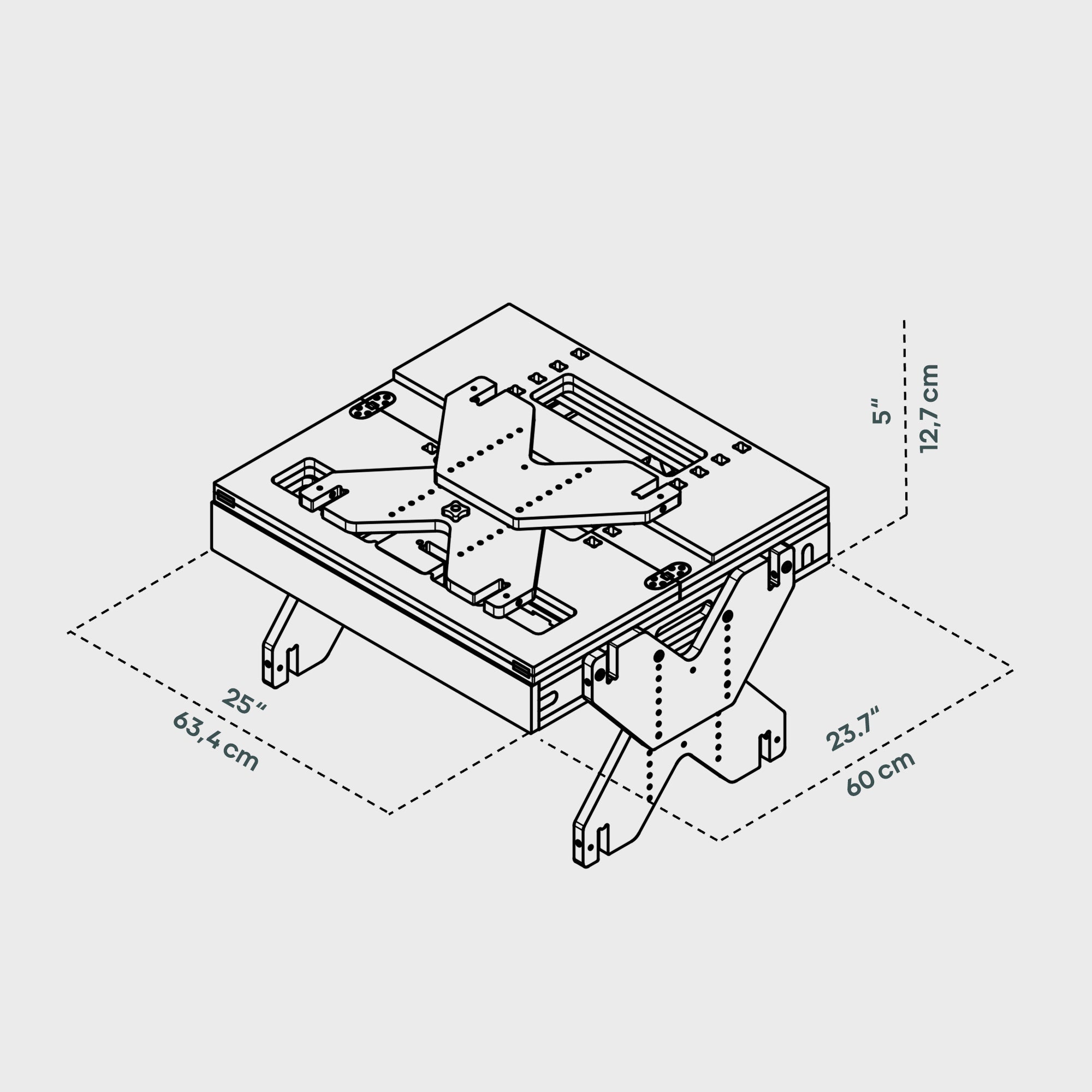 BOXIO RACK BED S I Modulares Campingbett Kombi