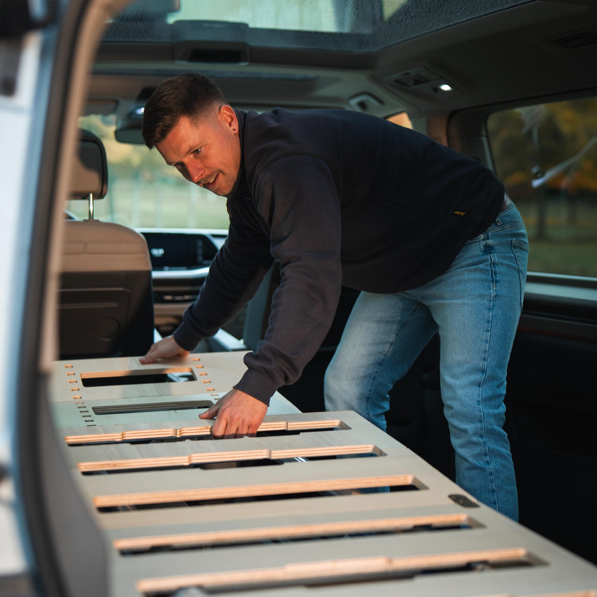 BOXIO RACK BED M I Modular camping bed Van