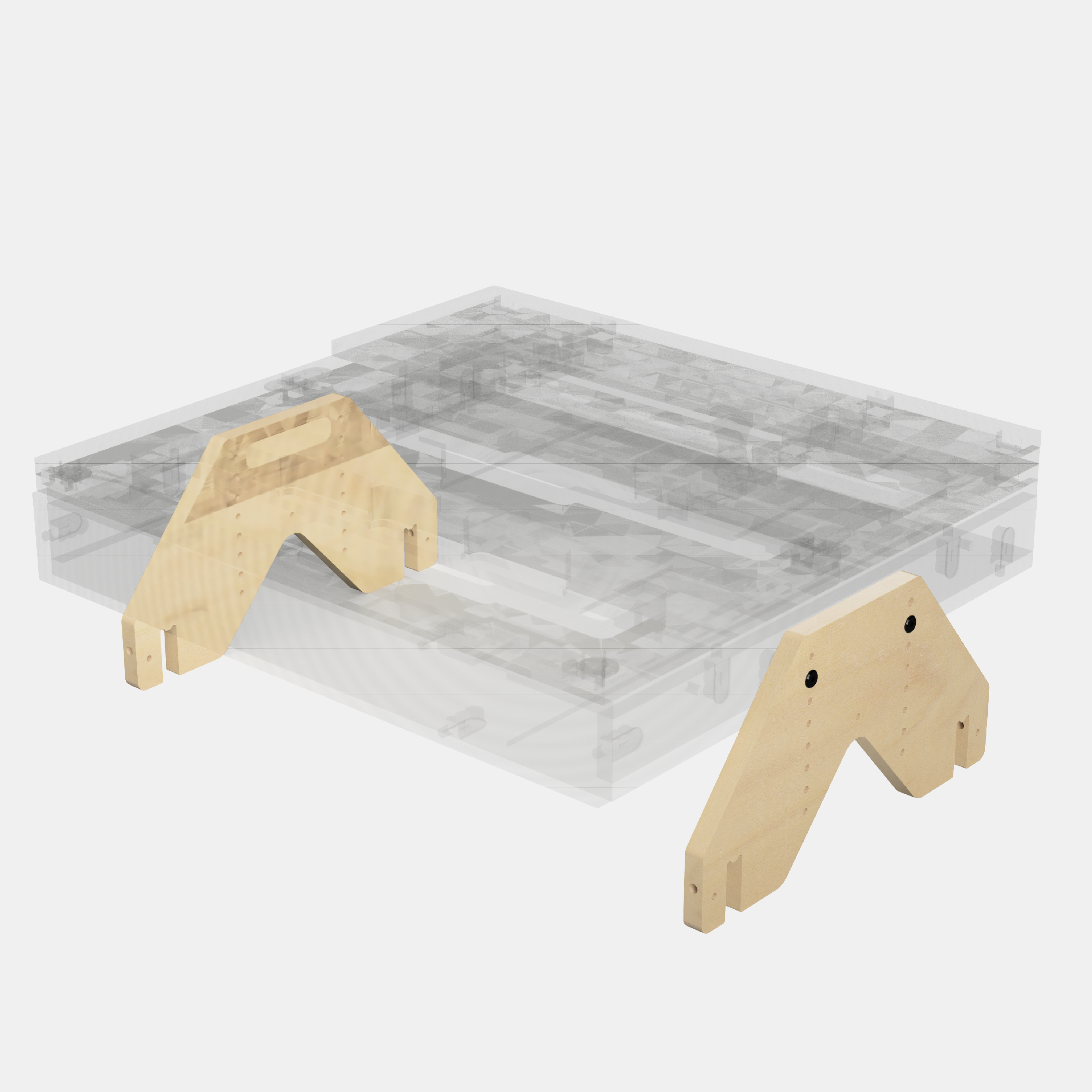 BOXIO RACK FOOT I Height-adjustable foot